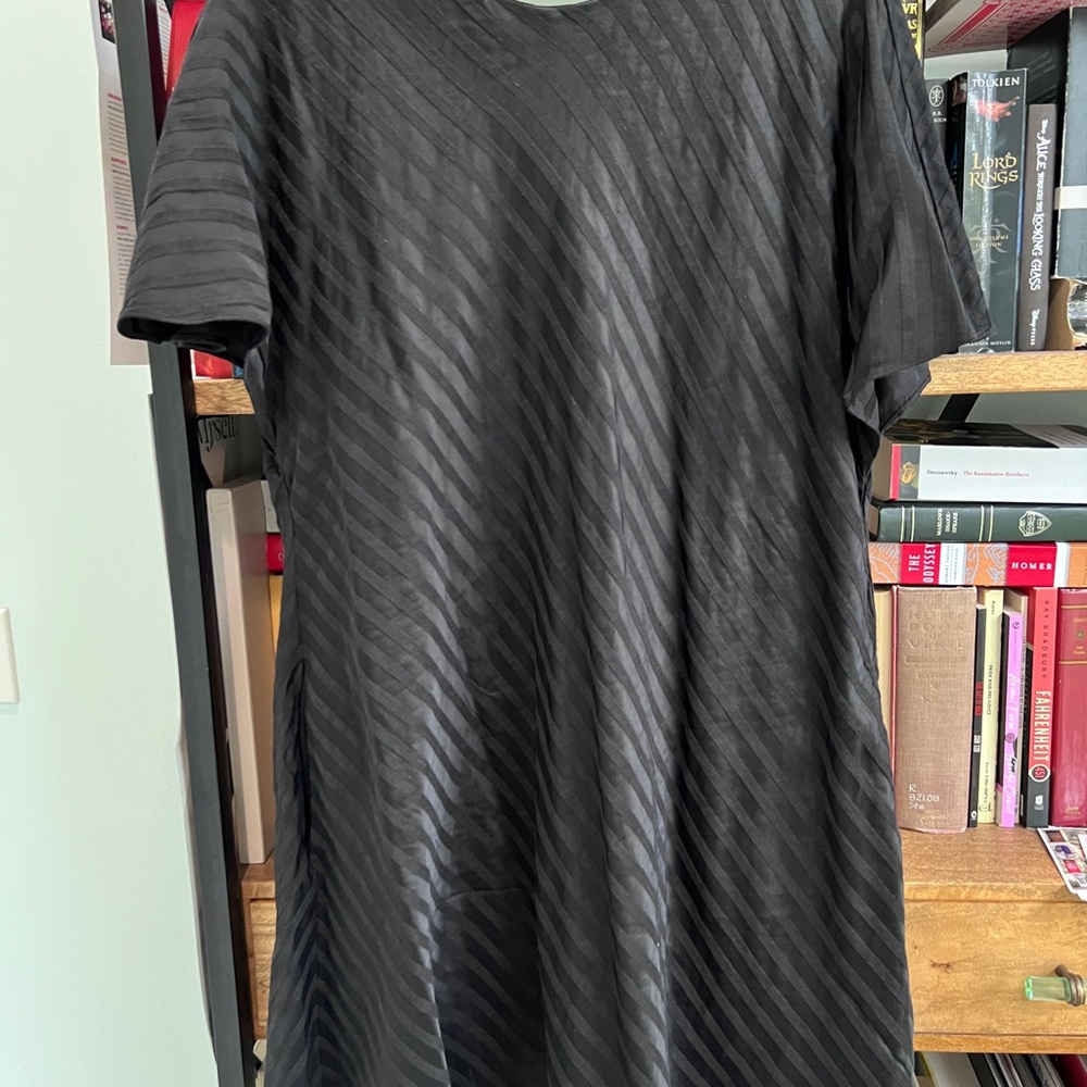 Banana Republic Black Textured Dress